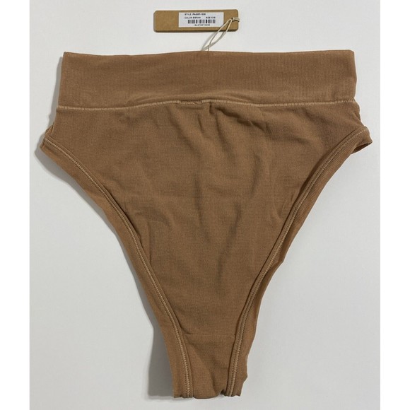 SKIMS Fits Everybody Cheeky Brief Panty Panties Women's XXS 2XS Sienna Brown NEW - Picture 2 of 10